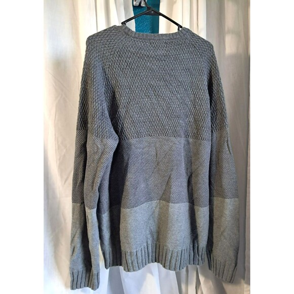 Calvin Klein Men's Pullover Crew Neck Black Sweater Knit Cotton XL 36543 - Picture 2 of 11